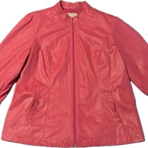 Chico's Pink Lightweight Relaxed Fit Jacket